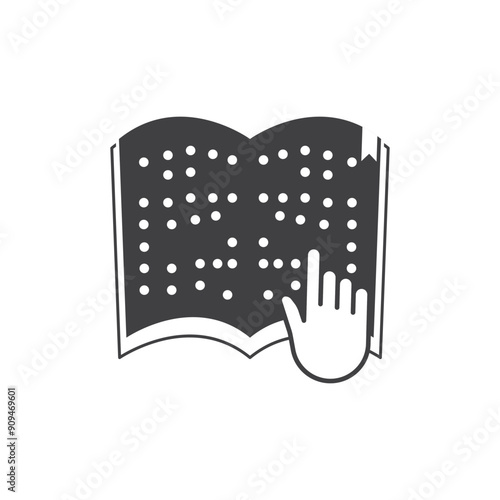 Braille book icon