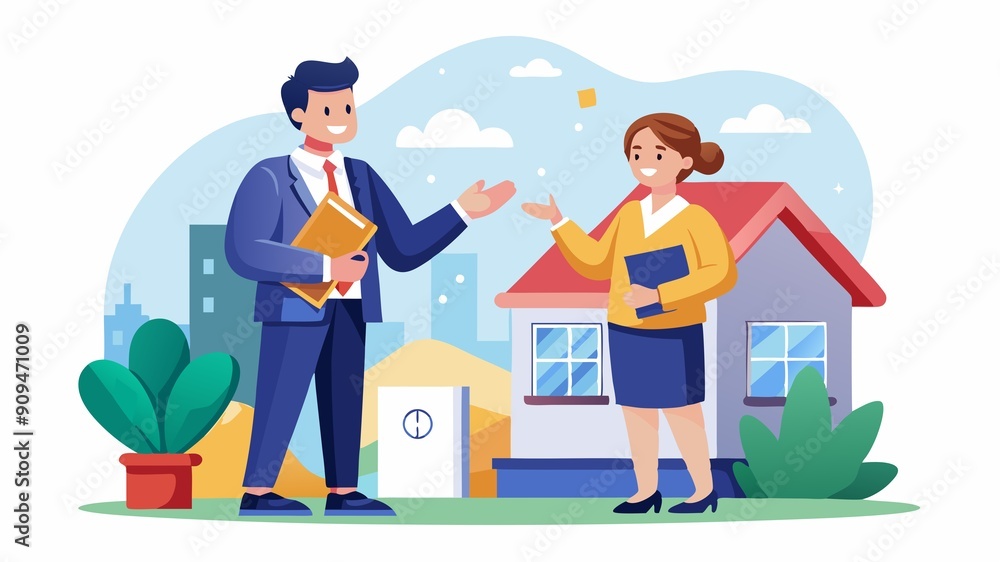 Effective marketing and negotiation skills are essential for closing deals. Agent presenting a purchase offer to a seller, showcasing the role in advocating for the seller's interests. Effective marketing and negotiation skills are essential for closing deals. Agent presenting a purchase offer to a seller, showcasing the role in advocating for the seller's interests.