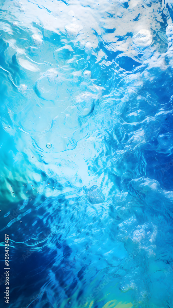 Digital beach waves sea water abstract graphics poster background Digital beach waves sea water abstract graphics poster background