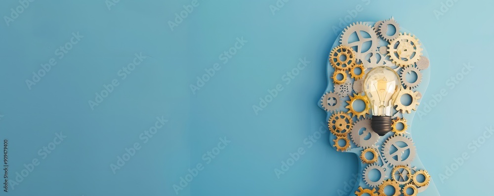 head with gear illustrations head with gear illustrations