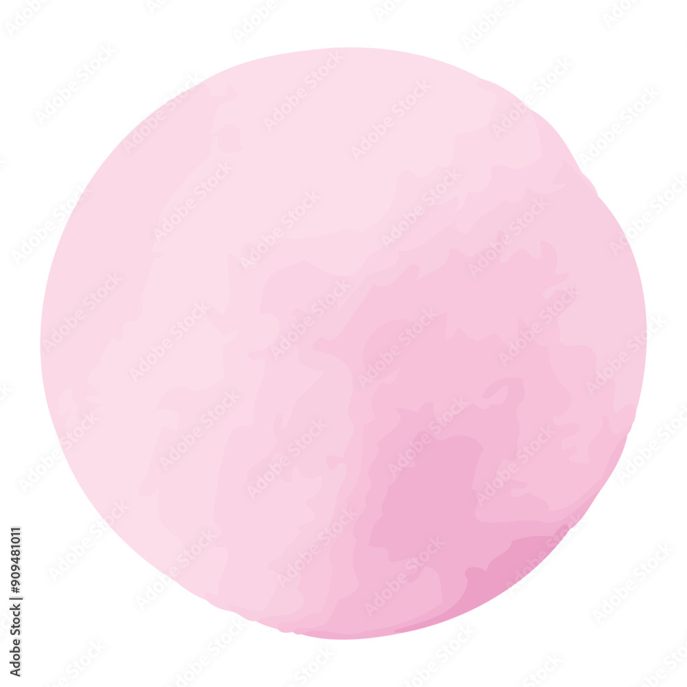 Water color pink red round illustration Water color pink red round illustration