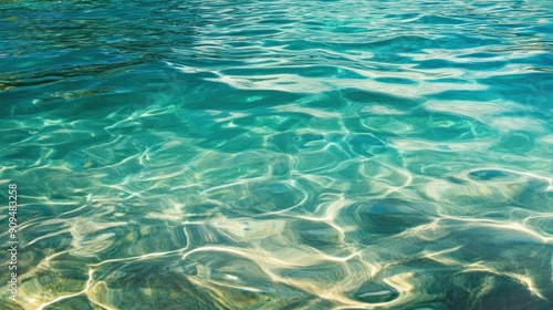 Clear Blue Water Ripples