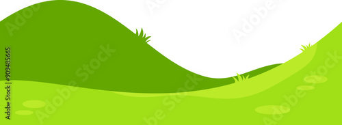 Green Field Illustration