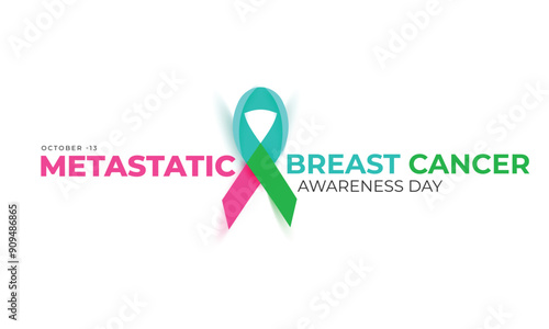 Metastatic breast cancer awareness day. background, banner, card, poster, template. Vector illustration.