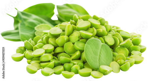 Wallpaper Mural High-Quality Image of Split Peas on Transparent Background, Perfect for Food Blogs and Nutritional Guides Torontodigital.ca