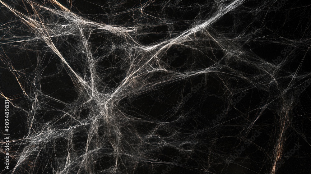 A black and white image of a spider web with a lot of black and white lines A black and white image of a spider web with a lot of black and white lines