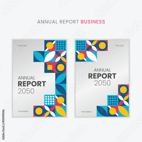 Annual report business brochure flyer Template collection