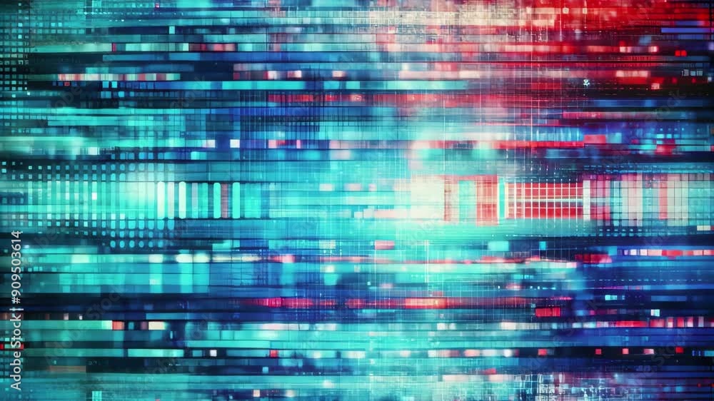 A glowing background consisting of different blue polyline pixels A glowing background consisting of different blue polyline pixels