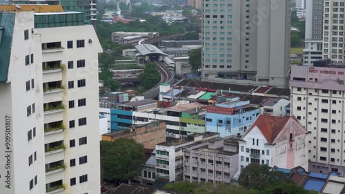 Kuala Lumpur, Malaysia – April 23, 2024: streets of Kuala Lumpur in Malaysia