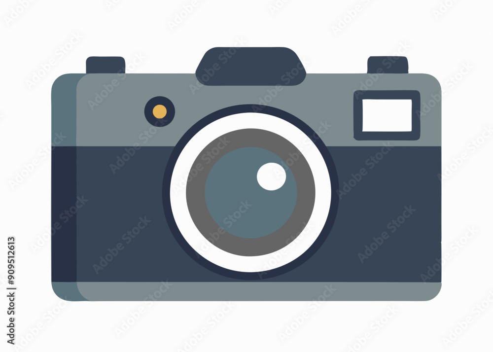 Camera Shape Icons: Vector Art & Flat Style Illustrations Camera Shape Icons: Vector Art & Flat Style Illustrations