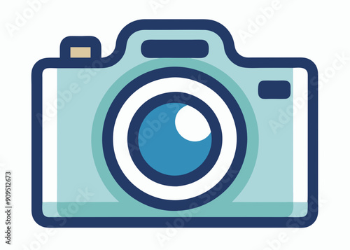 Camera Shape Icons: Vector Art & Flat Style Illustrations