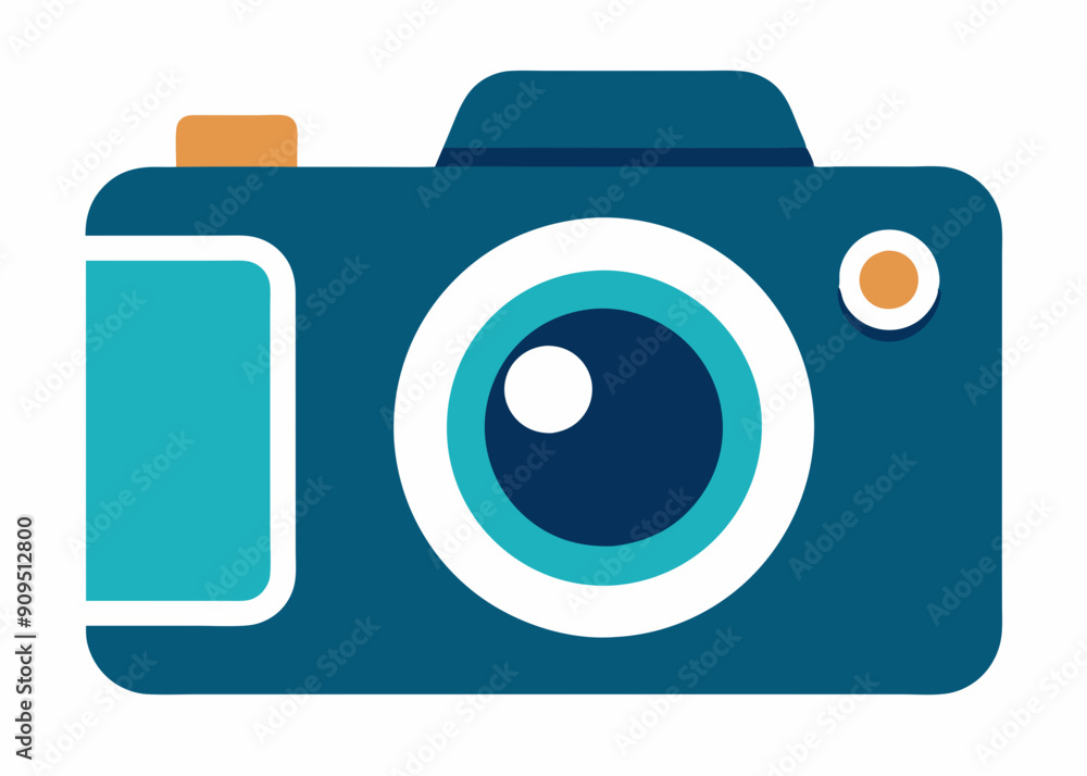 Camera Shape Icons: Vector Art & Flat Style Illustrations Camera Shape Icons: Vector Art & Flat Style Illustrations