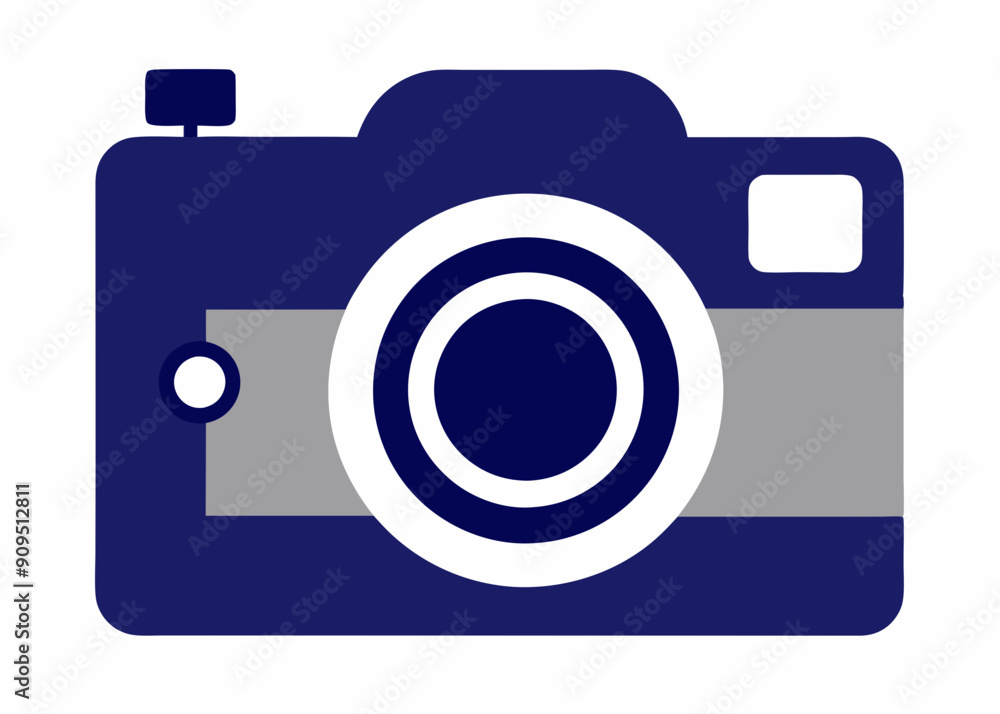 Camera Shape Icons: Vector Art & Flat Style Illustrations Camera Shape Icons: Vector Art & Flat Style Illustrations