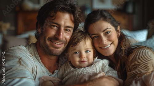 A family enjoying a secure and safe home environment, parents and children smiling