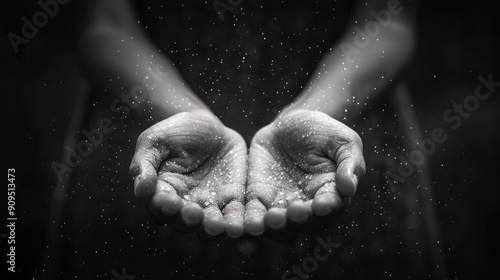 Faithful Hands in Prayer: A Holy Worship Background of Belief, Hope, and Love in Christianity and Spirituality