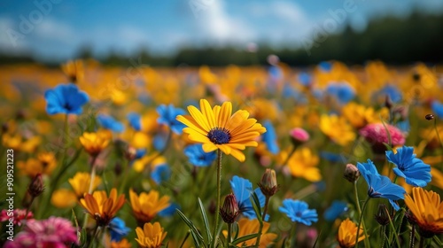 Vector Summer Meadow Background