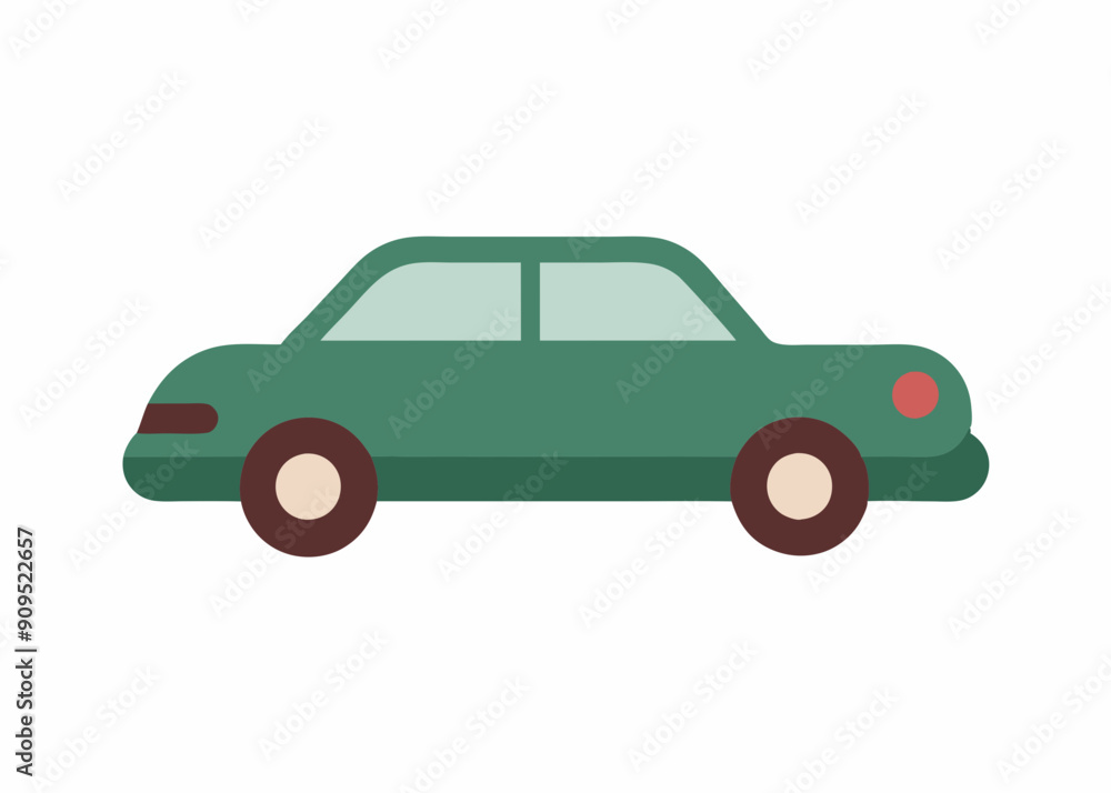 Vector Car Illustrations: Simple Top View & Graphic Art Vector Car Illustrations: Simple Top View & Graphic Art