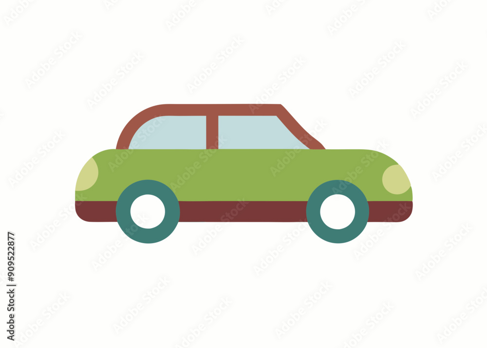 Vector Car Illustrations: Simple Top View & Graphic Art Vector Car Illustrations: Simple Top View & Graphic Art