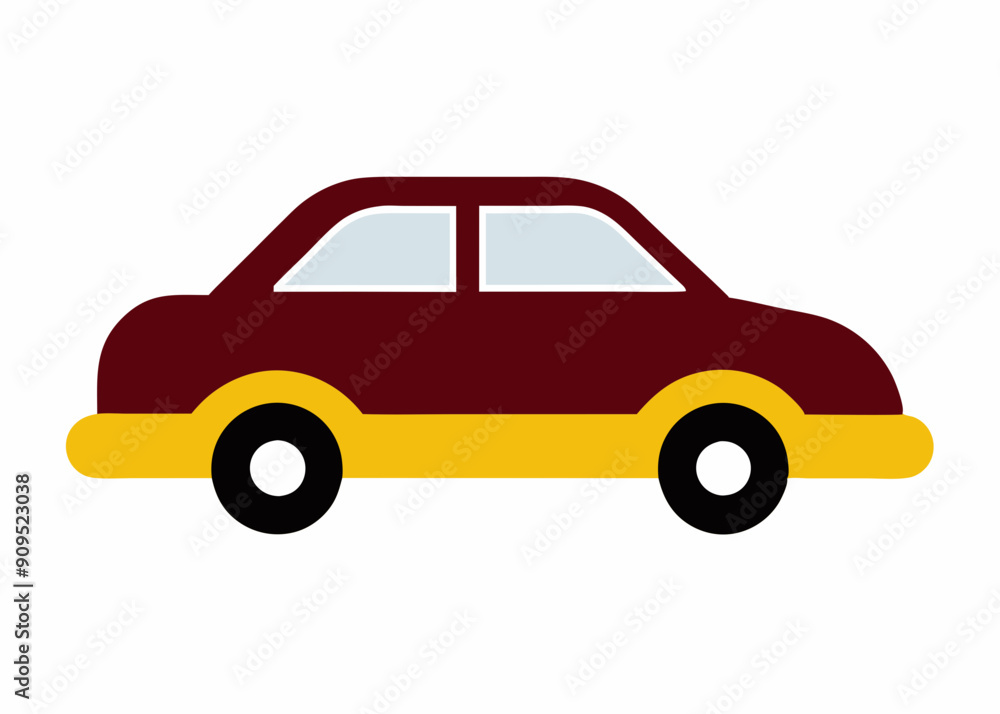 Vector Car Illustrations: Simple Top View & Graphic Art Vector Car Illustrations: Simple Top View & Graphic Art