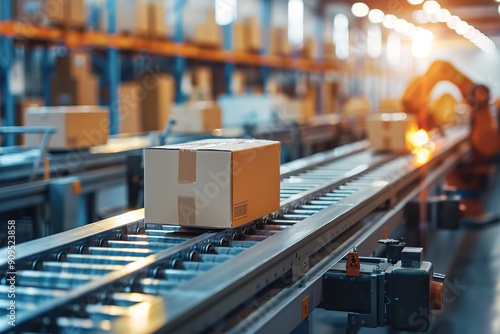 Automated robotic system packaging products