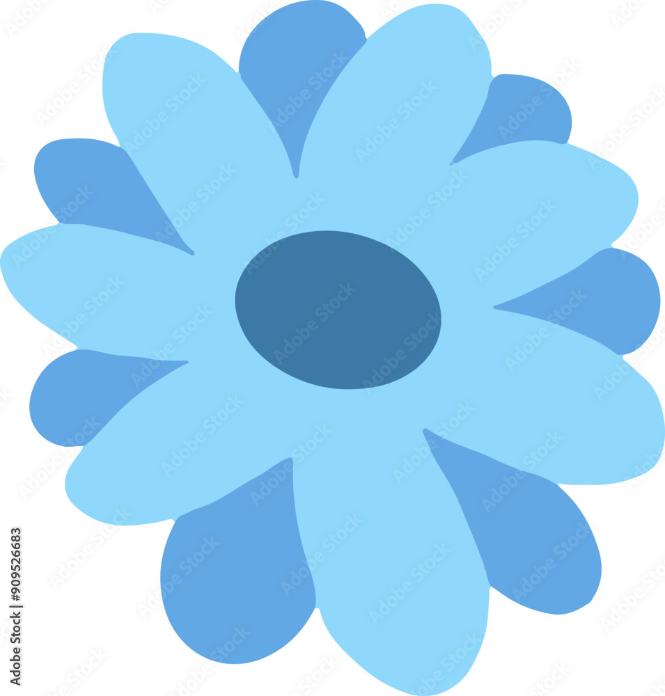 abstract blue flower abstract blue flower