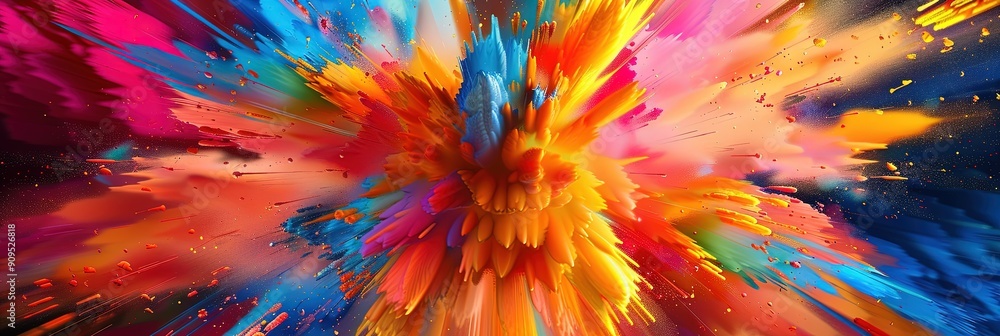 Obraz premium Colorful abstract rainbow spectrum background