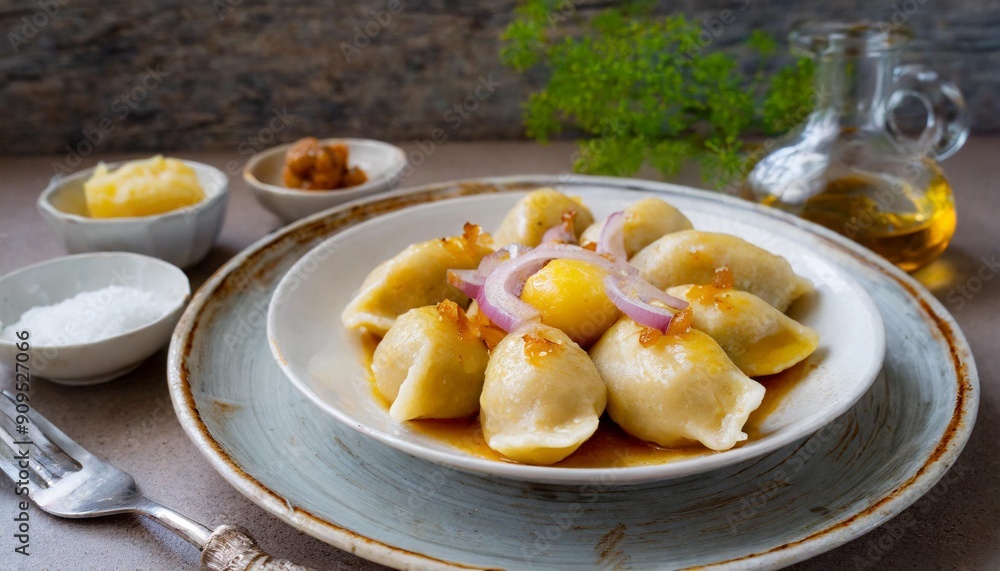 Authentic Idrijski Žlikrofi: Traditional Slovenian Dumplings Filled with Potatoes and Onions Authentic Idrijski Žlikrofi: Traditional Slovenian Dumplings Filled with Potatoes and Onions