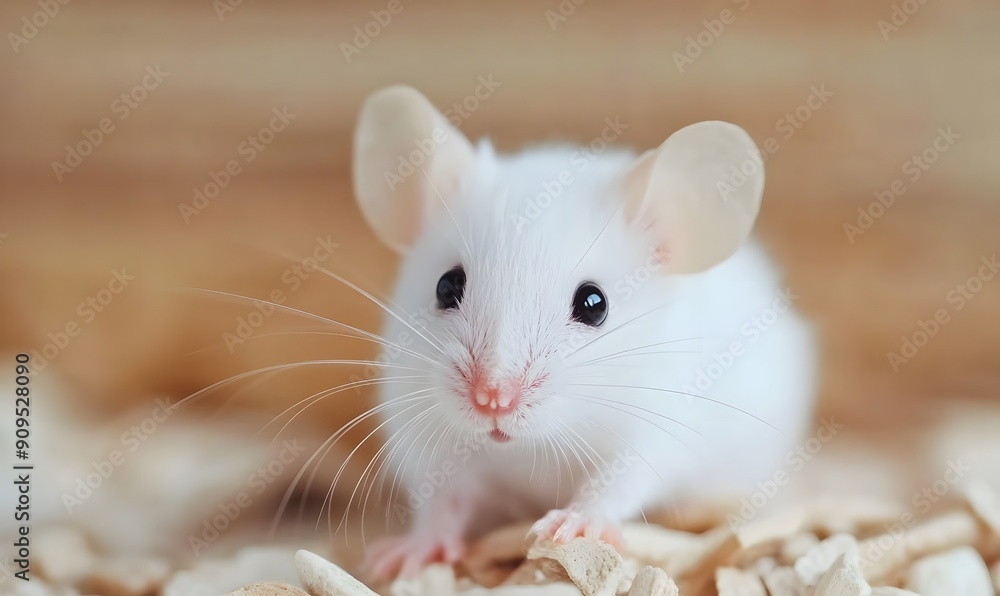 A cute mouse, Generative AI A cute mouse, Generative AI