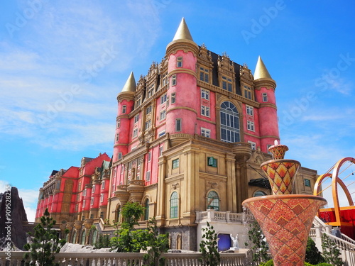 Luna castle and Lava Castle in Ba Na Hills, Da Nang, Vietnam