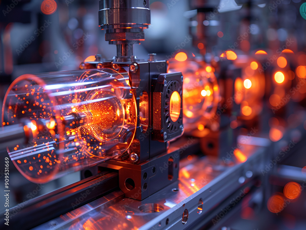 A machine with glowing lights, perfect for a futuristic setting. A machine with glowing lights, perfect for a futuristic setting.