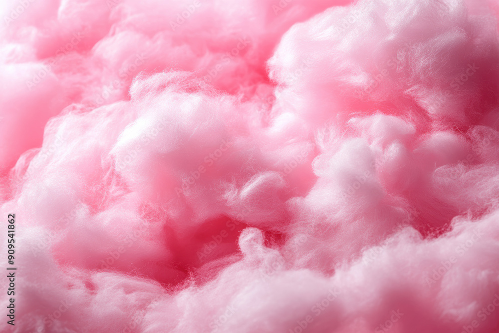 Fototapeta premium Seamless Cotton Candy Pink Pattern