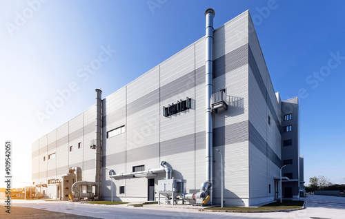 Large factory building