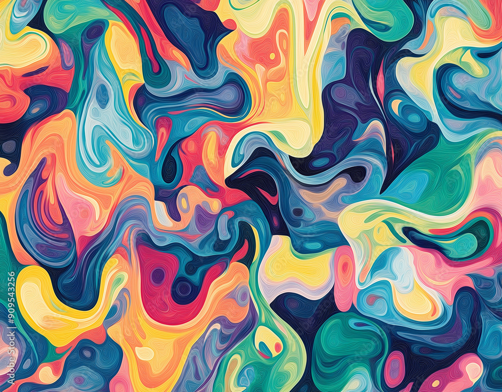 A pastel digital painting of an abstract pattern, with swirling colors and intricate shapes A pastel digital painting of an abstract pattern, with swirling colors and intricate shapes