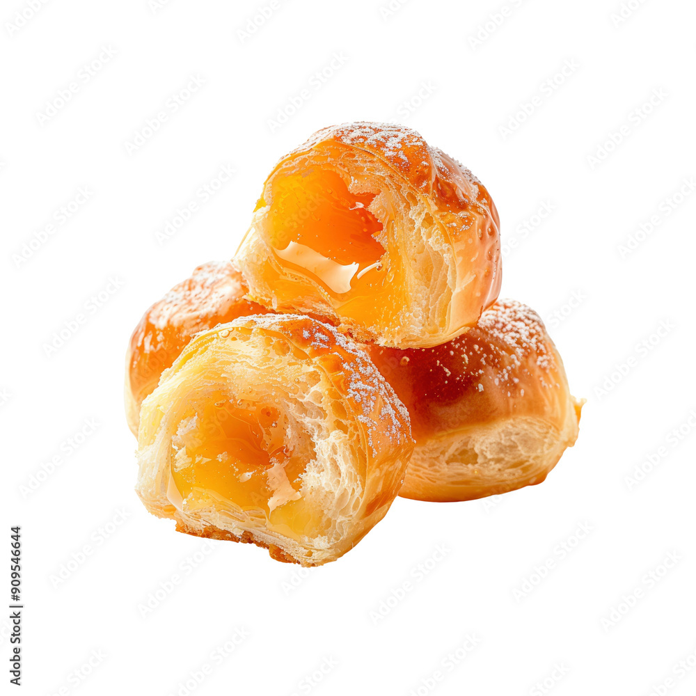 Remains Of A Brazilian Delight Isolated On A White Background Remains Of A Brazilian Delight Isolated On A White Background