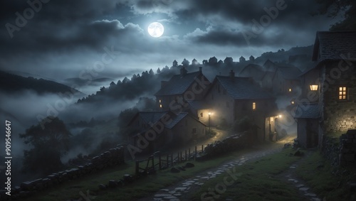A Remote Village's Dark Legend of the Witch Under the Ominous Full Moon