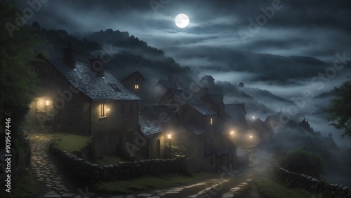 A Remote Village's Dark Legend of the Witch Under the Ominous Full Moon