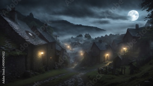 A Remote Village's Dark Legend of the Witch Under the Ominous Full Moon