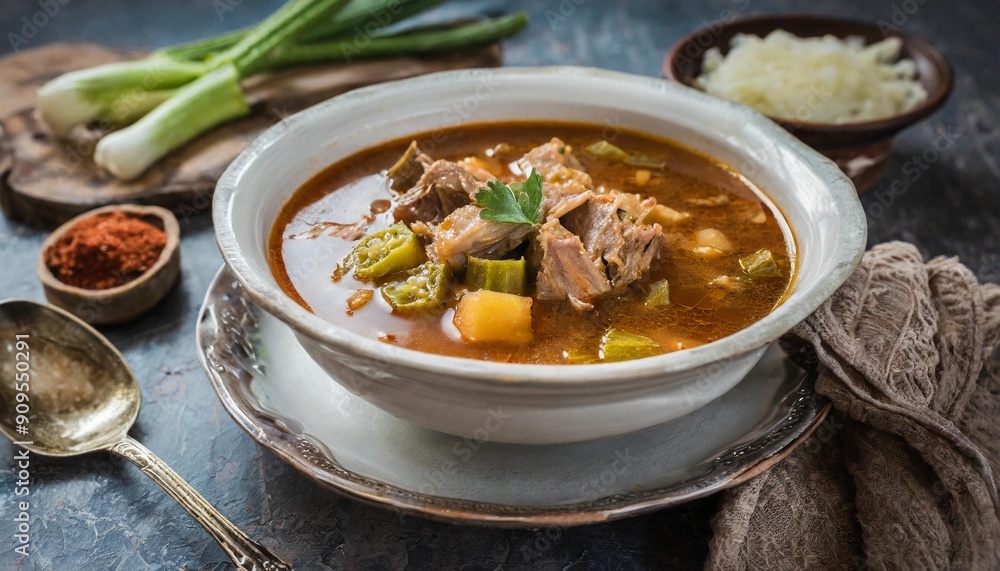 Flavorful Begova Čorba: Traditional Bosnian Bey's Soup Made with Lamb and Okra Flavorful Begova Čorba: Traditional Bosnian Bey's Soup Made with Lamb and Okra