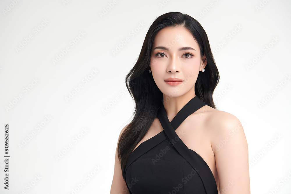 Beautiful young asian woman with clean fresh skin on white background, Face care, Facial treatment, Cosmetology, beauty and spa, Asian women portrait. Beautiful young asian woman with clean fresh skin on white background, Face care, Facial treatment, Cosmetology, beauty and spa, Asian women portrait.