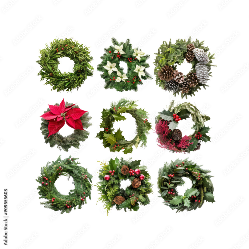 A Variety Of Beautifully Decorated Holiday Cookies A Variety Of Beautifully Decorated Holiday Cookies