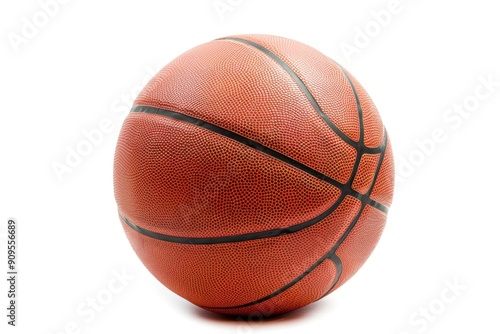 Basketbal isolate on white background. photo