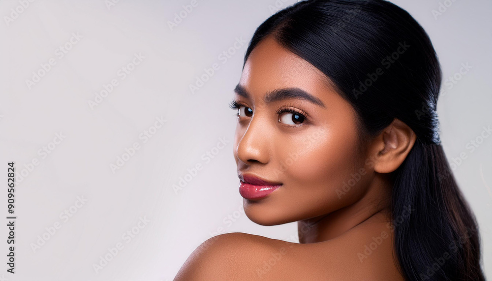 A beautiful Indian girl smiling happily, radiating joy and positivity. The image captures her genuine and cheerful expression, making it ideal for content related to happiness, positive emotions A beautiful Indian girl smiling happily, radiating joy and positivity. The image captures her genuine and cheerful expression, making it ideal for content related to happiness, positive emotions