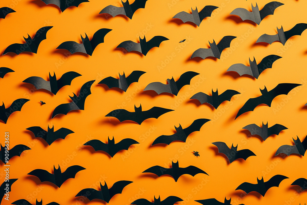 halloween pattern with bats halloween pattern with bats