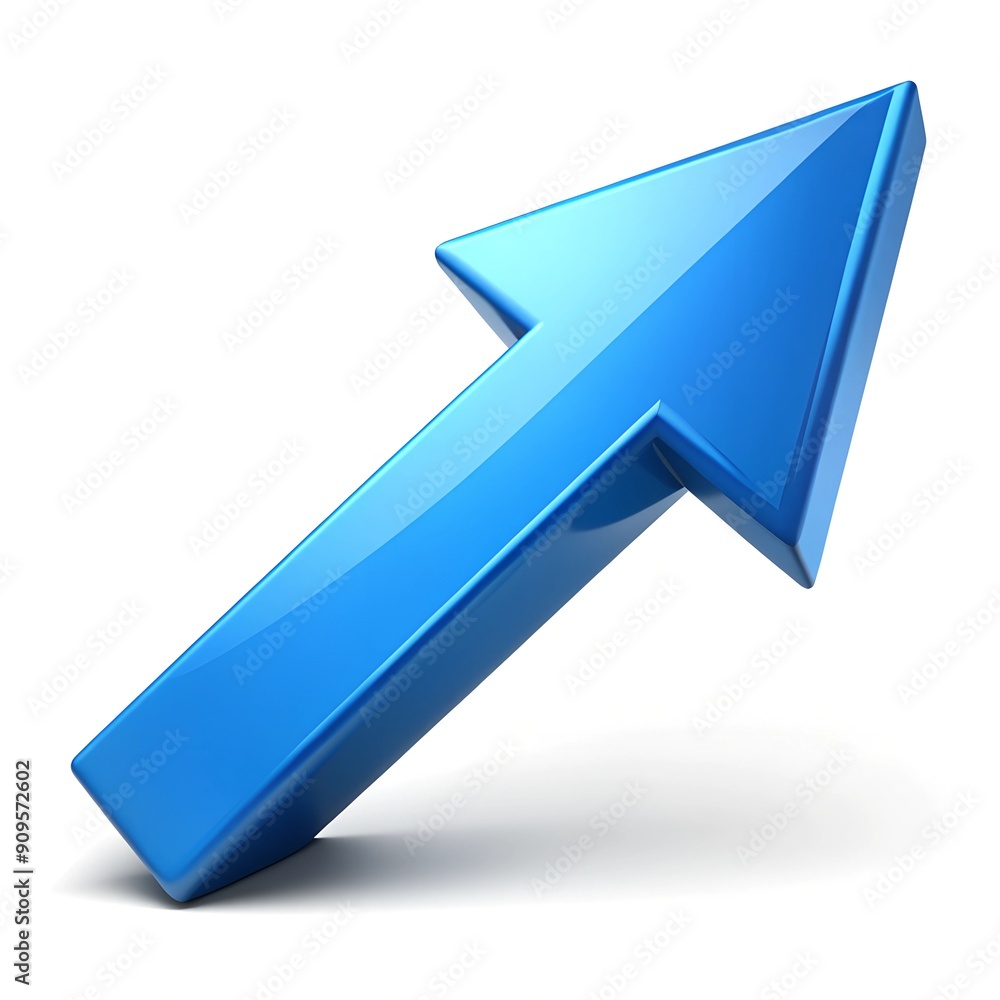 blue arrow isolated on white blue arrow isolated on white