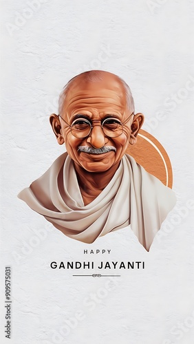 Gandhi Jayanti, Banner, Poster, Happy Gandhi Jayanti, Vector illustration Art.
