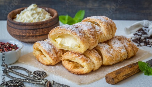 Hearty Strukli: Croatian Pastry Filled with Cheese and Baked to Perfection photo