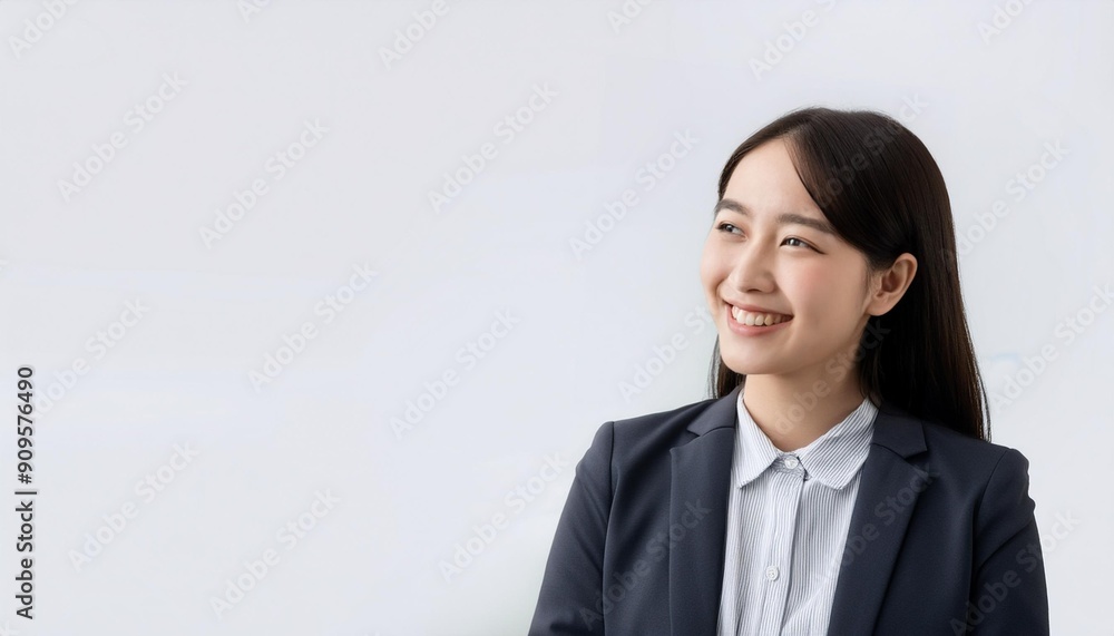 portrait of a professional businesswoman, A professional Asian businesswoman standing and smiling confidently. She exudes a friendly and approachable demeanor, dressed in formal business attire portrait of a professional businesswoman, A professional Asian businesswoman standing and smiling confidently. She exudes a friendly and approachable demeanor, dressed in formal business attire