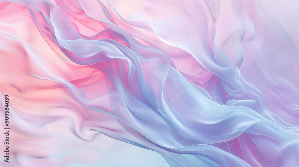 Abstract background of soothing pastel fluid shapes, with organic, delicate patterns and a futuristic touch Abstract background of soothing pastel fluid shapes, with organic, delicate patterns and a futuristic touch