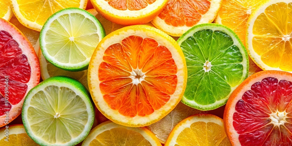 Close-up of a vibrant citrus fruit slice, citrus, fruit, slice, juicy, vibrant, orange, yellow, fresh, close-up, food Close-up of a vibrant citrus fruit slice, citrus, fruit, slice, juicy, vibrant, orange, yellow, fresh, close-up, food