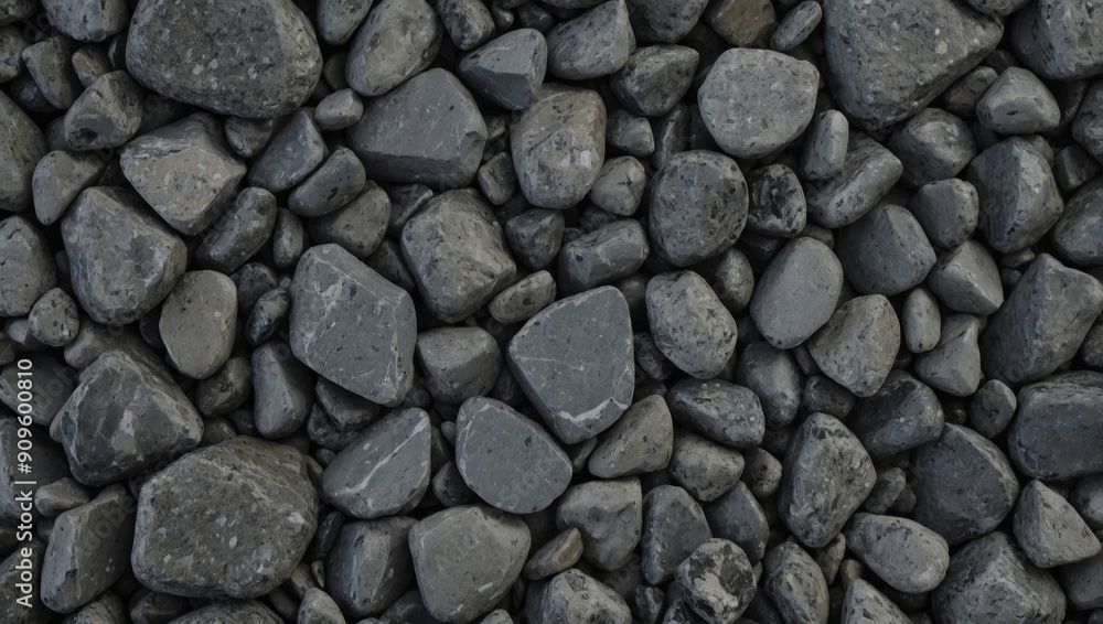Crushed grey stone on the ground texture background. Crushed grey stone on the ground texture background.